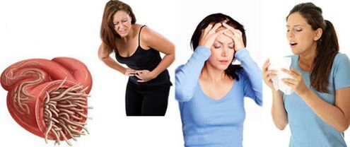 Signos de parásitos en el cuerpo
